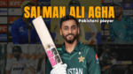 Pakistani Cricket Star Salman Ali Agha is giving interview.