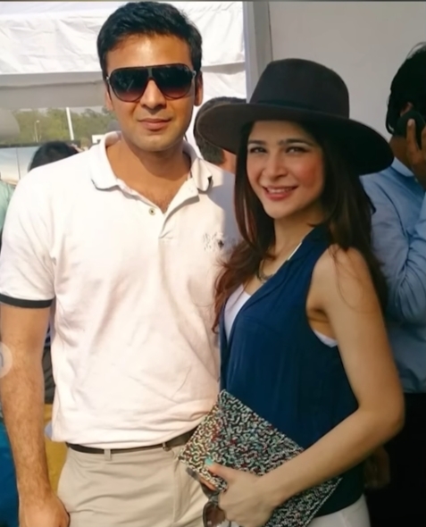 Ayesha Omar with her brother Aziz Omar