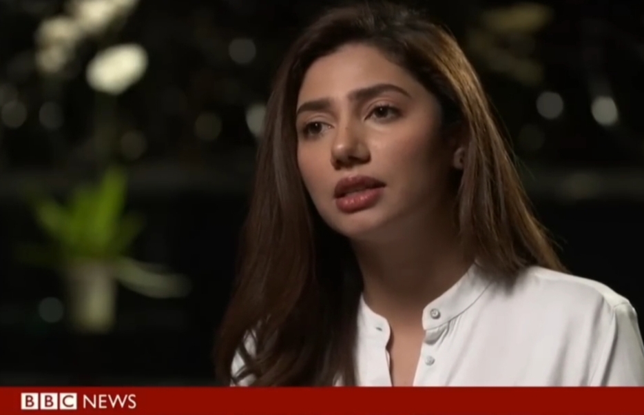 Mahira Khan is given an interview to HARDtalk