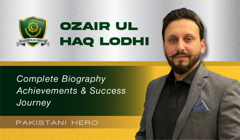 Ozair ul Haq Lodhi – CEO North West Builders | DHA Islamabad & Rawalpindi Real Estate Leader