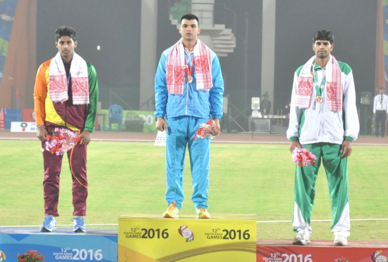Bronze at South Asian Games (Guwahati)”