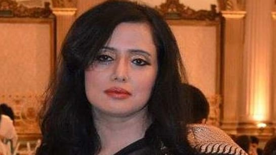 A headshot of Pakistani writer and columnist Mehr Tarar.