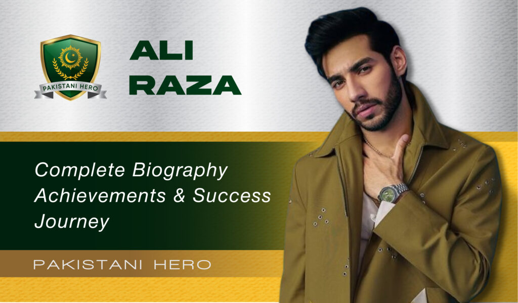Ali Raza Pakistani actor 2025