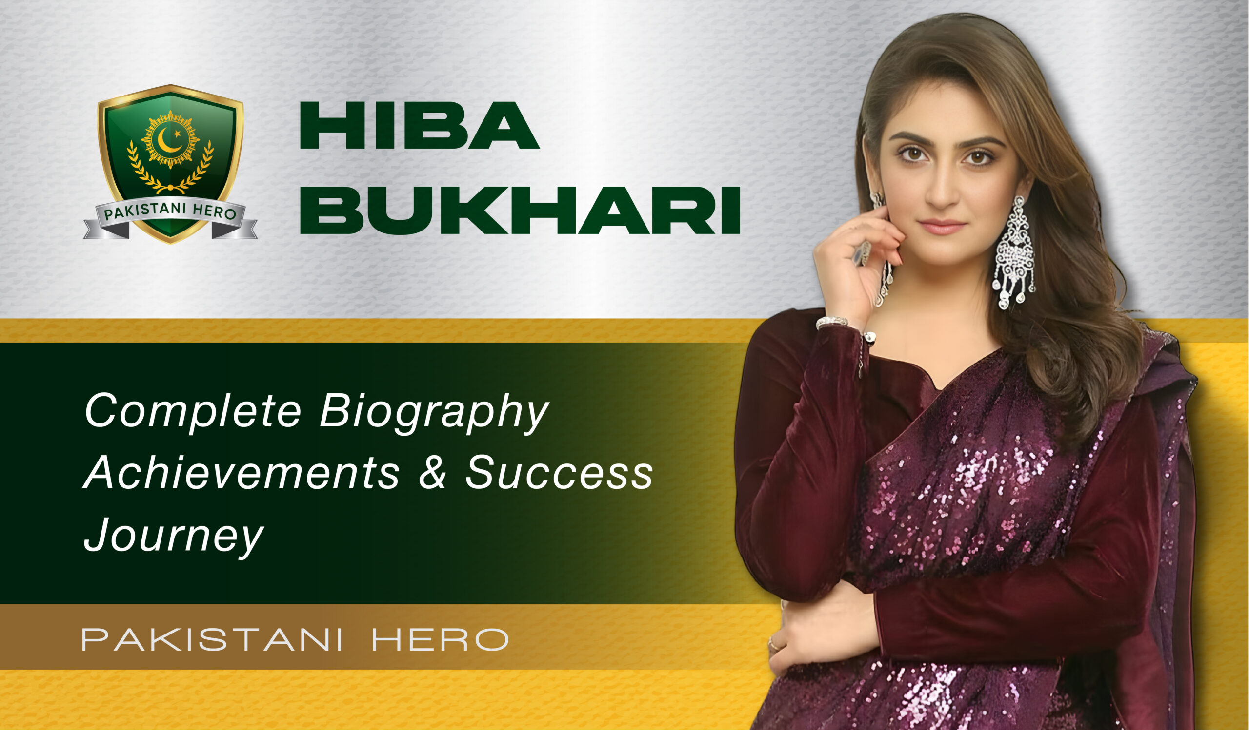 Hiba Bukhari Biography, Dramas, Career & Latest News