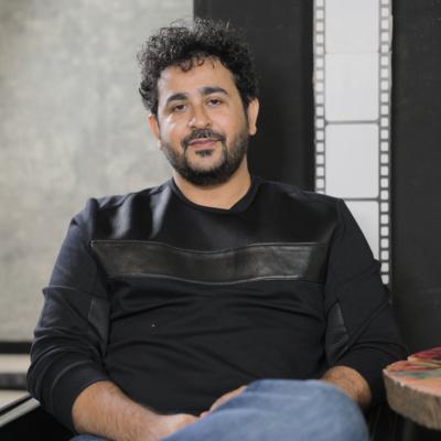  A portrait of Pakistani television director Ali Hassan.