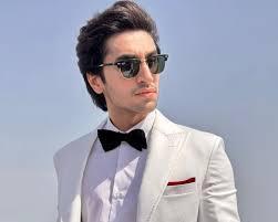  A portrait of Pakistani actor Hamza Sohail.