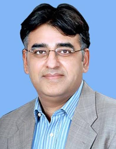 Asad Umer, Pakistani politician and Finance Minister, official profile photo

