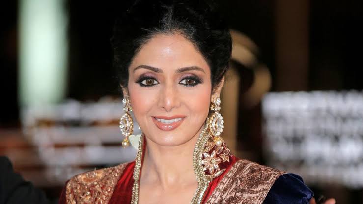 Legendary Bollywood actress Sridevi in a classic portrait