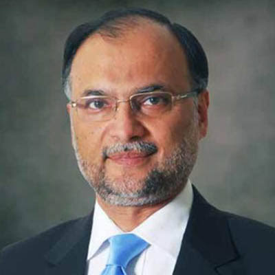“Ahsan Iqbal, Pakistani politician and minister”
