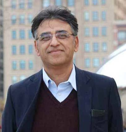 “Pakistani politician Asad Umar”

