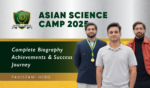 Pakistani students wearing medals at Asian Science Camp 2025, celebrating scientific achievement