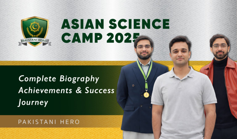 Pakistani students wearing medals at Asian Science Camp 2025, celebrating scientific achievement