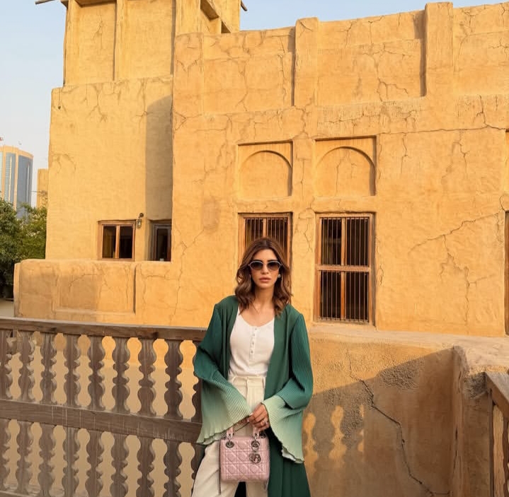 Hemayal Attique, renowned Pakistani content creator, in a new modern photoshoot