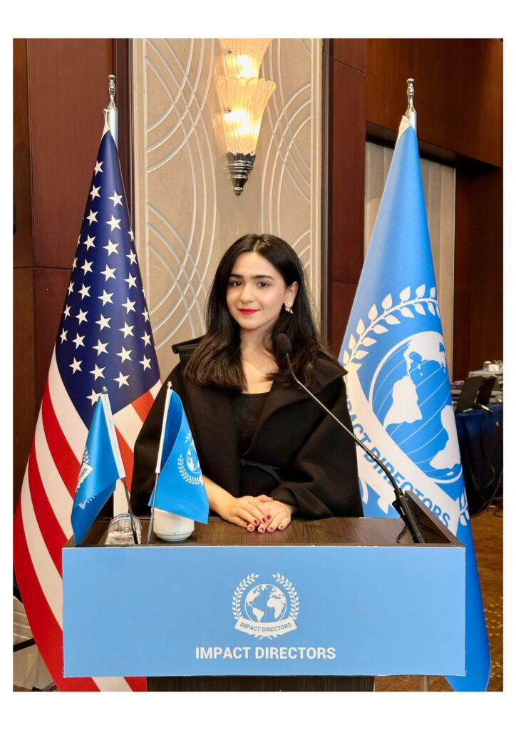 Alina Azhar, a Pakistani diplomatic leader known for bridging nations