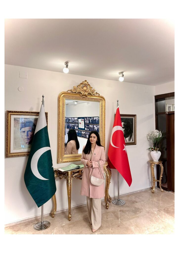 Alina Azhar participating in humanitarian work in Pakistan