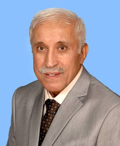 Qaiser Ahmad Sheikh, Pakistani politician, posing for an official photo.