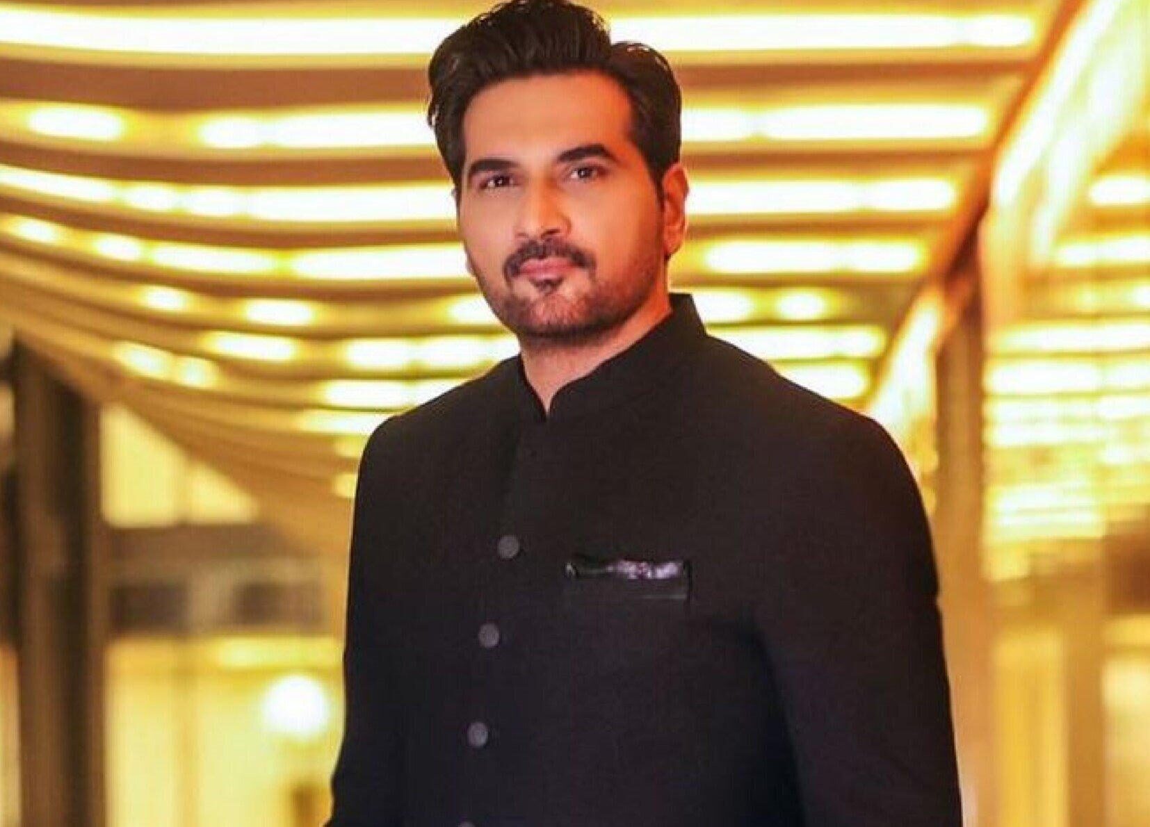 Humayun Saeed Pakistani actor in black formal attire
