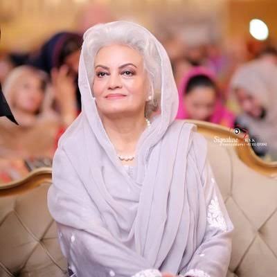 Musarrat Misbah, renowned Pakistani actress and public figure, in a professional profile photograph