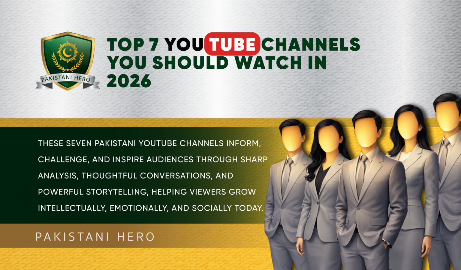 Top 7 YouTube Channels You Should Watch In 2026
