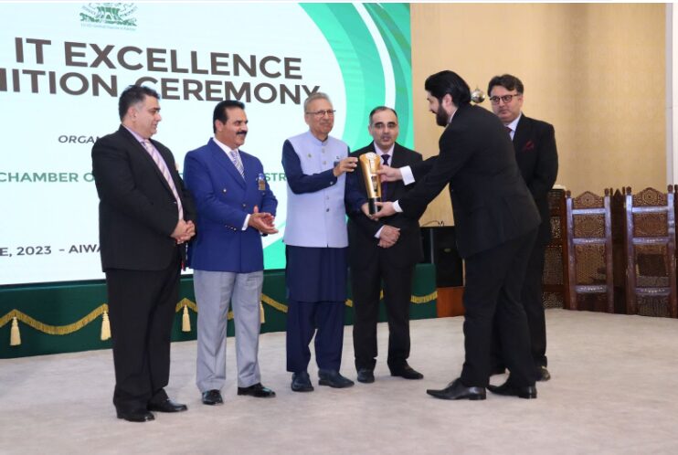 Best IT Services Award — Presented by President of Pakistan, Dr. Arif Alvi | 2023