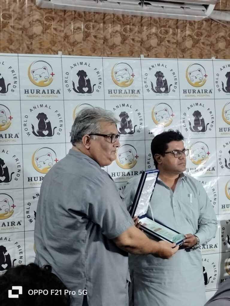 Director Livestock, Nankana Sahib | Recognition and coordination in livestock and animal welfare support award | Huraira Foundation Pakistan