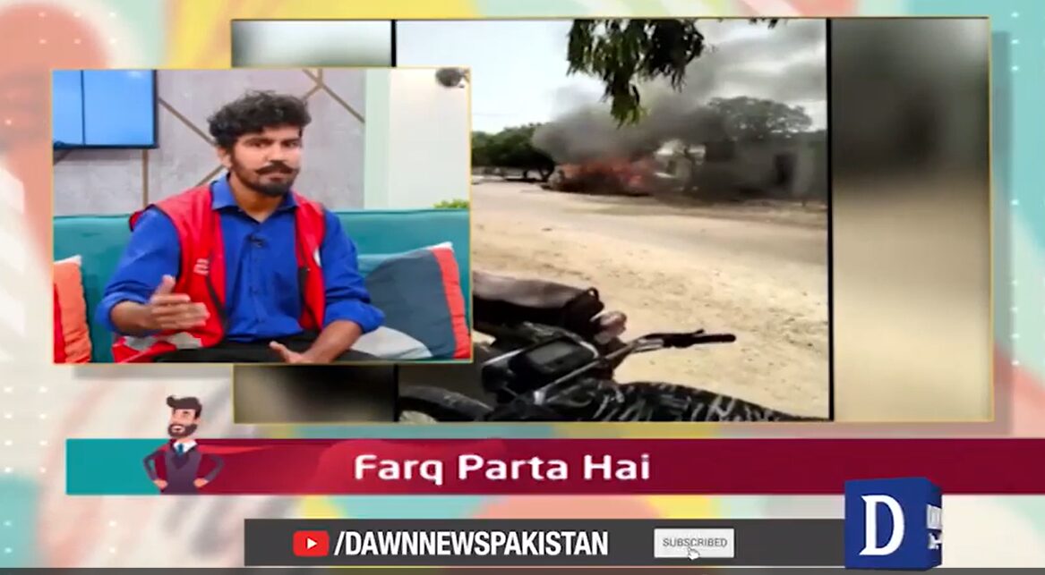 Ali Sohiab on Dawn News Discussing University of Karachi Bombing Rescue of Chinese Nationals