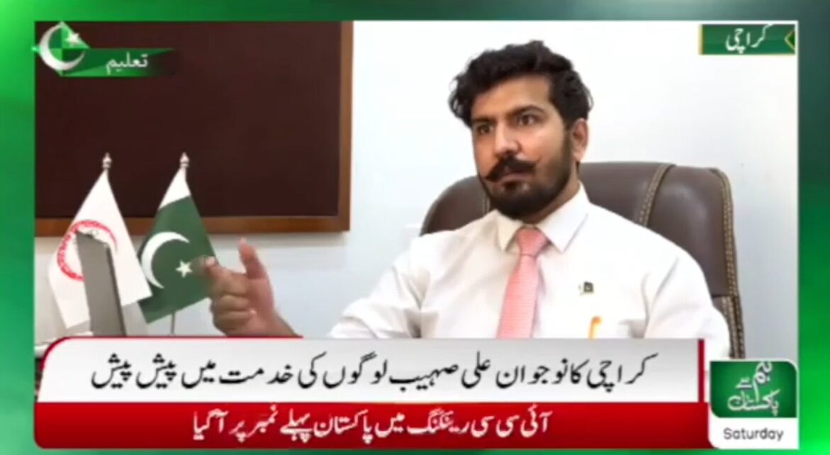 7- Image Title Ali Sohiab Featured as Rescuer on HUM News