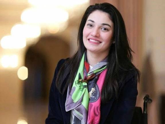 Muniba Mazari is a Pakistani artist,
