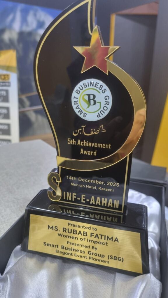 Sinf‑e‑Ahan Award 2025 Woman of Impact