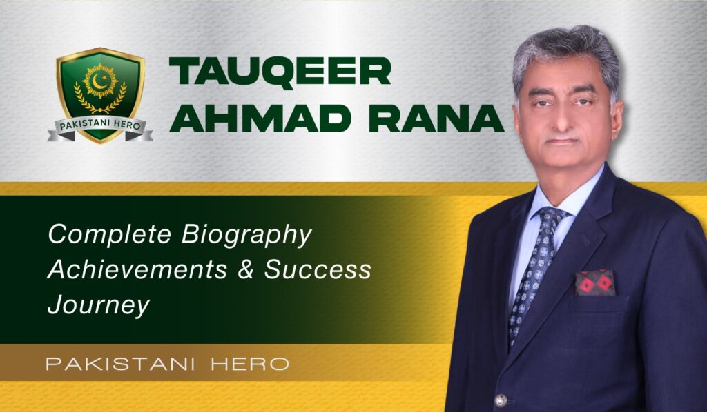 Tauqeer Ahmad Rana Entrepreneur & Road Safety Advocate