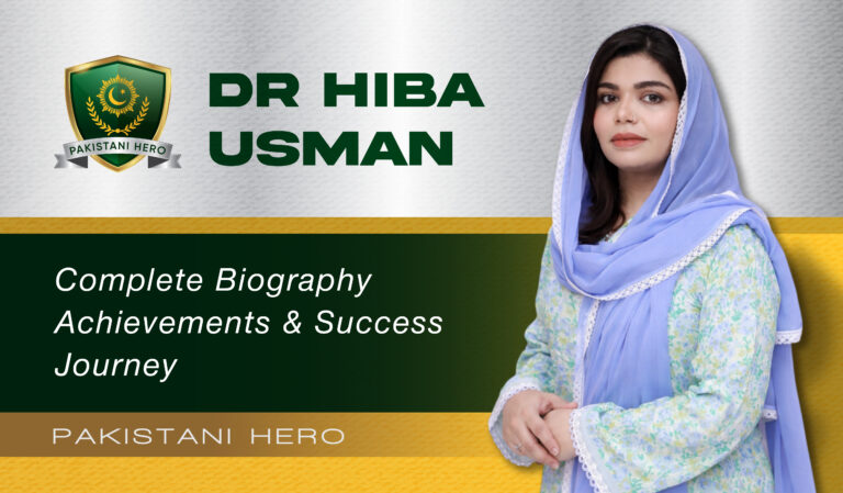 Dr Hiba Usman Pakistani Nutrition Expert & CEO Biography
