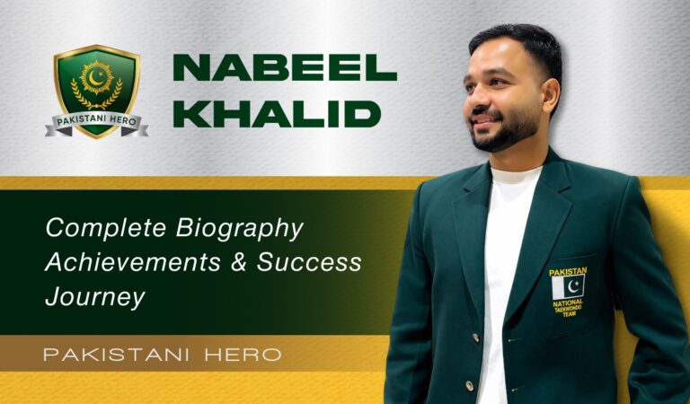 Muhammad Nabeel Khalid Taekwondo Champion Pakistan