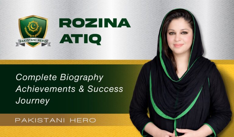 Rozina Atiq Pakistani Champion of Educations