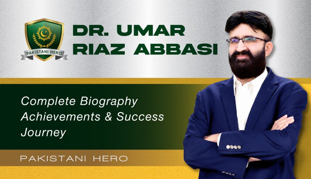 Dr Umar Riaz Abbasi | Author, Anchor & Researcher Bios