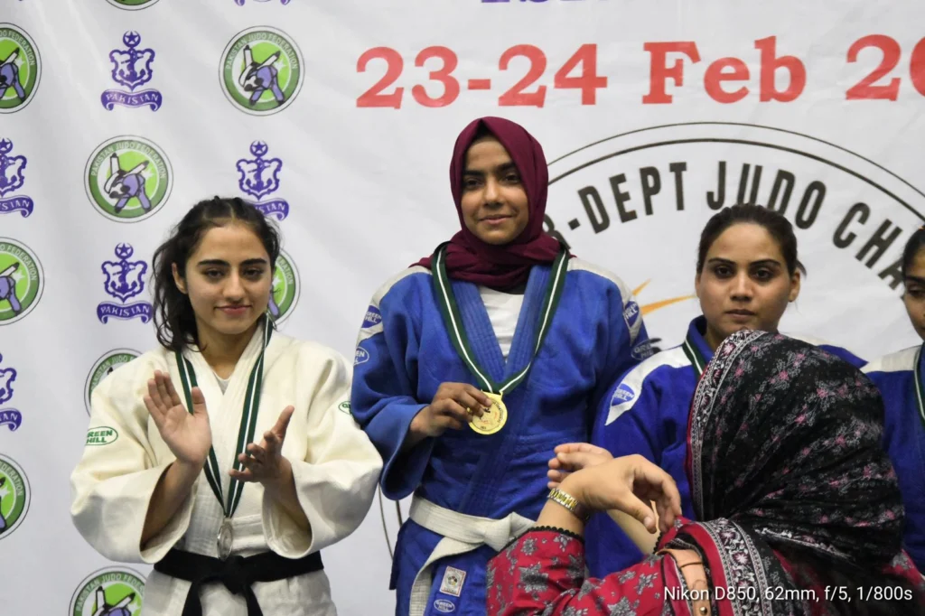 Silver, All Pakistan Interdepartmental Judo Championship — Sahar Waeen