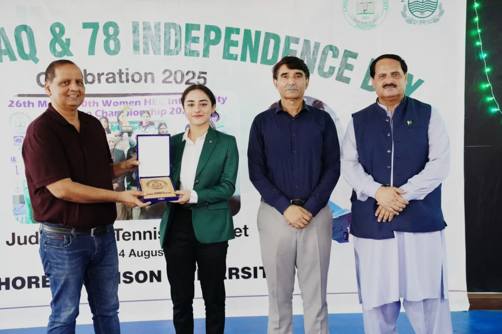 Chief guest at LGU — Sahar Waeen