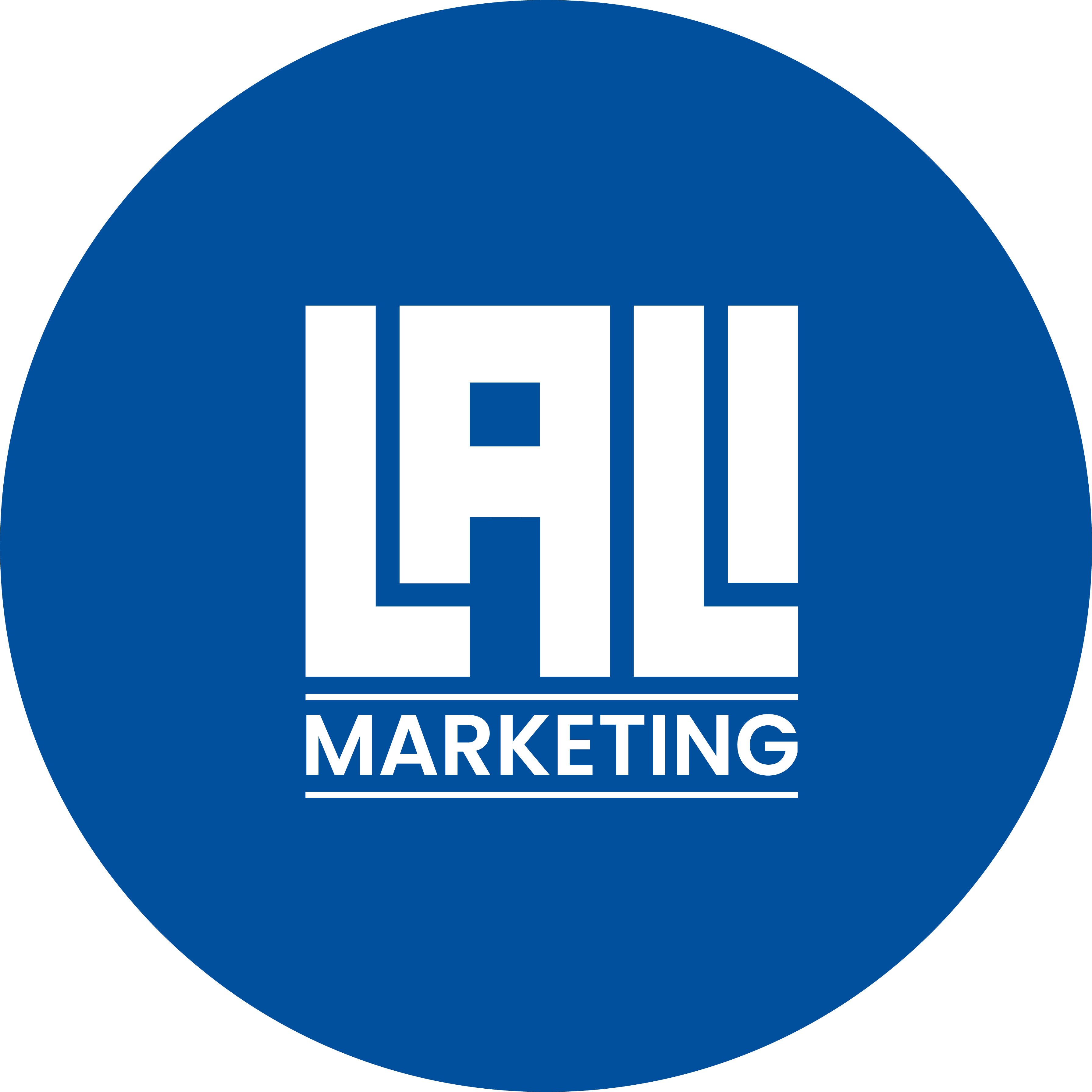 Lali Marketing Logo Blue