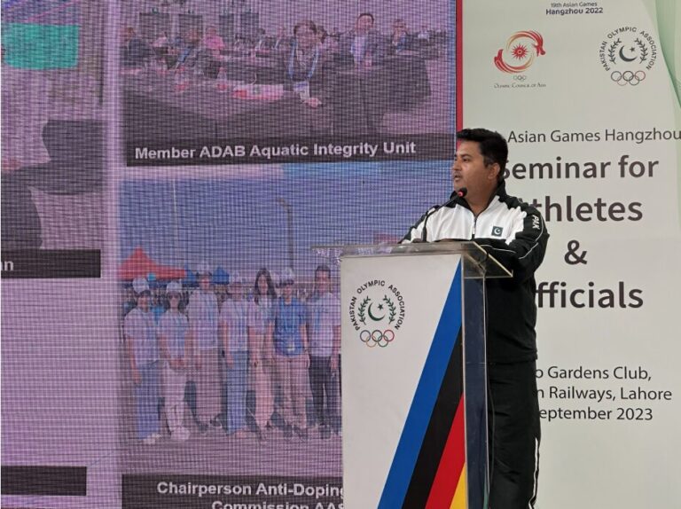 Pakistan Olympic Association Athlete Forum Engagement