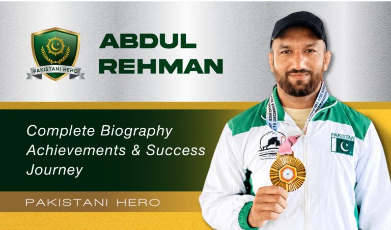 Abdul Rehman Mani Pakistan Combat Sports Hero