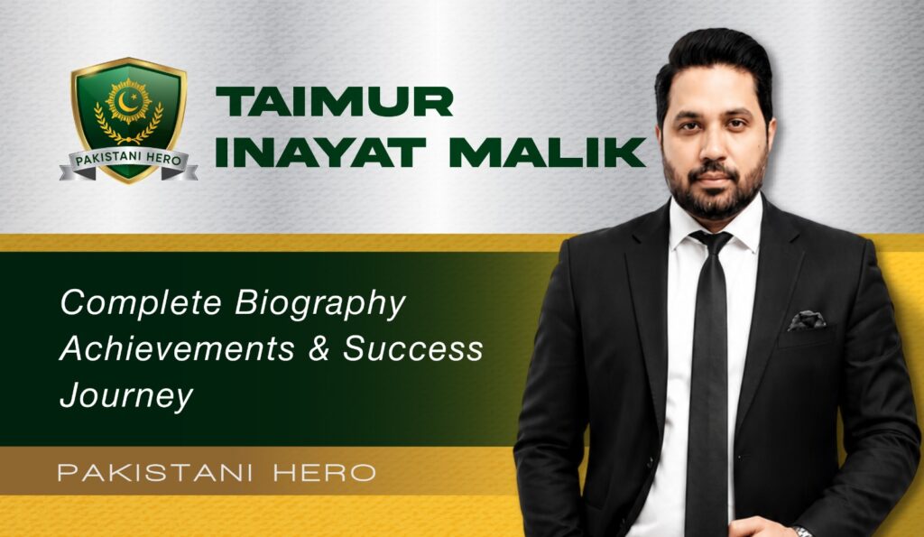 Taimur Inayat Malik Lawyer Legal Expert and Author
