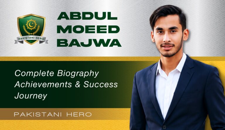 Abdul Moeed Bajwa Youth Leader Cybersecurity Expert