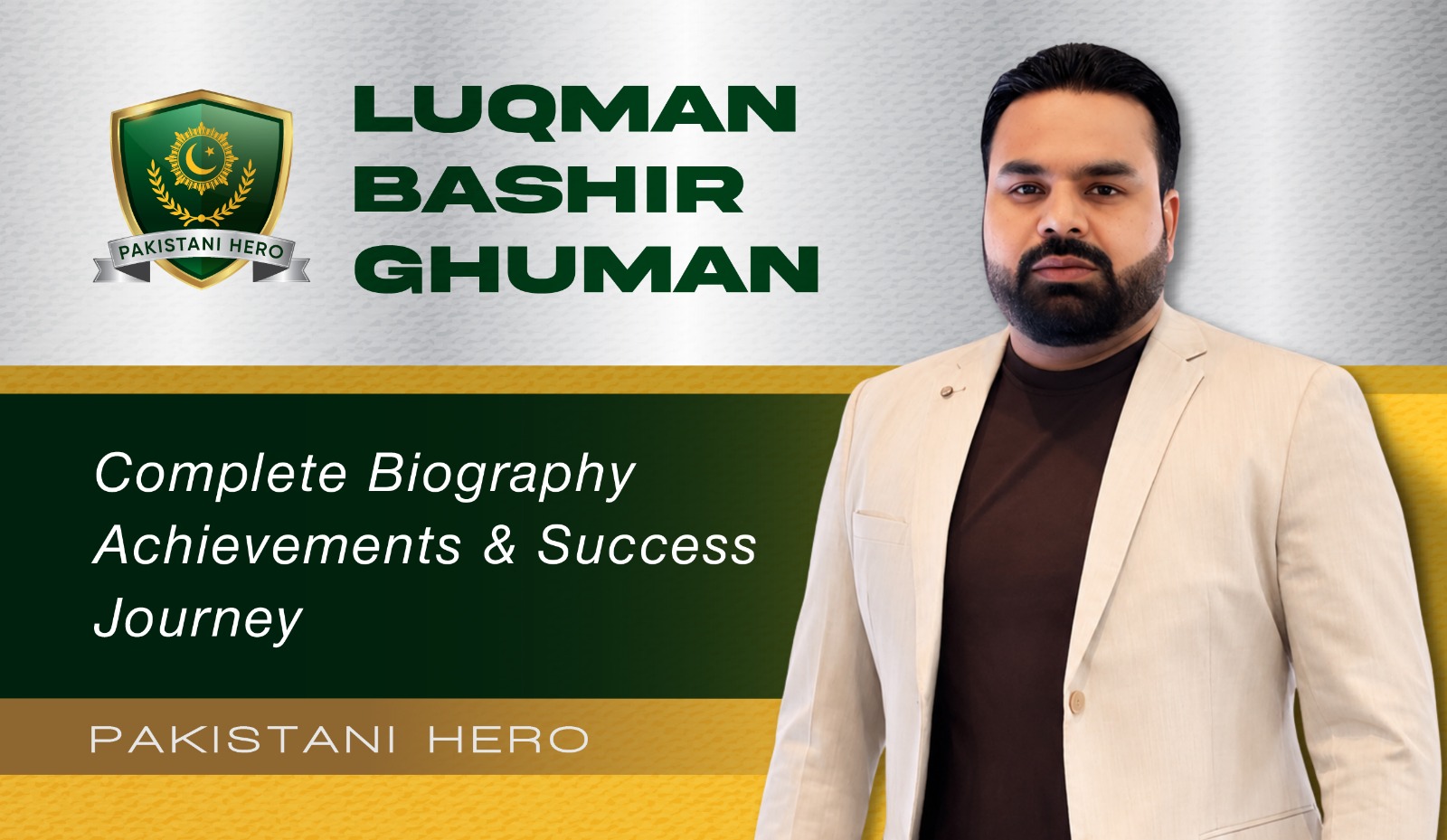 Luqman Bashir Ghuman Educational Leader Pakistan