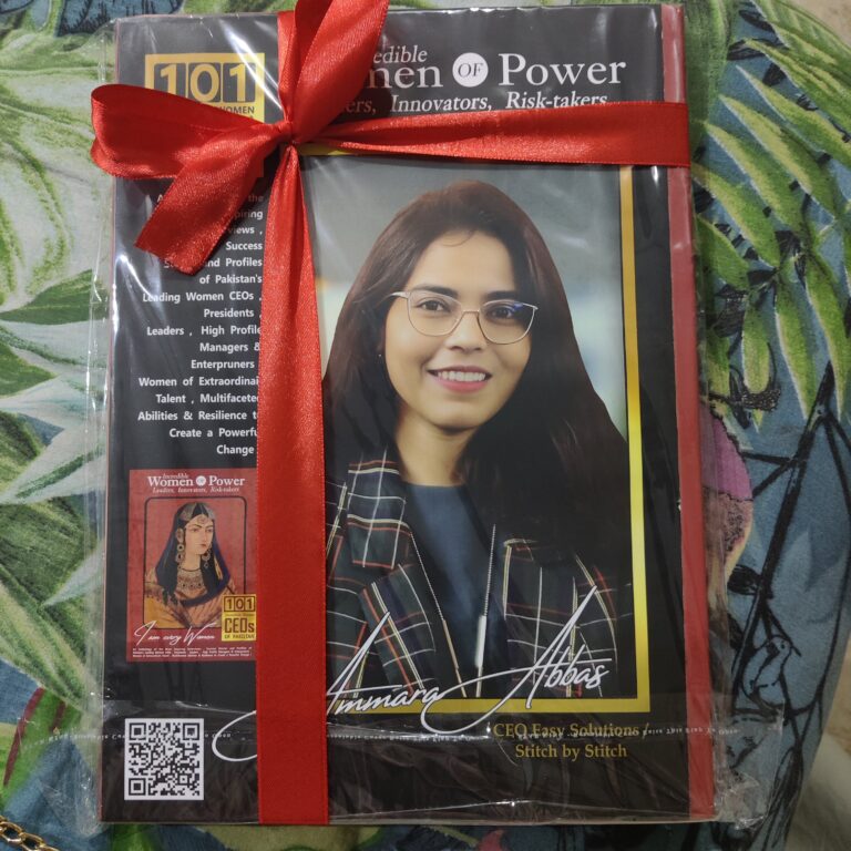 Featured in 101 Women of Pakistan