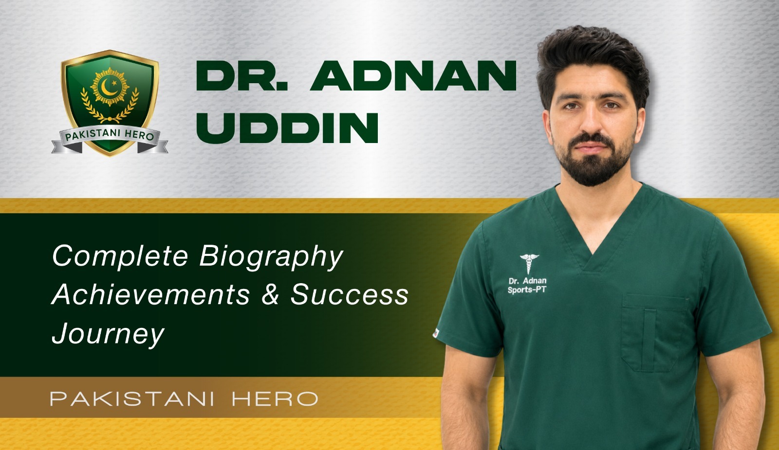 Dr Adnan Uddin Biography Sports Physiotherapist Career