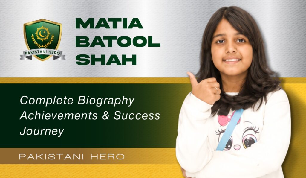 Matia Batool Shah Young Environmental Activist Journey