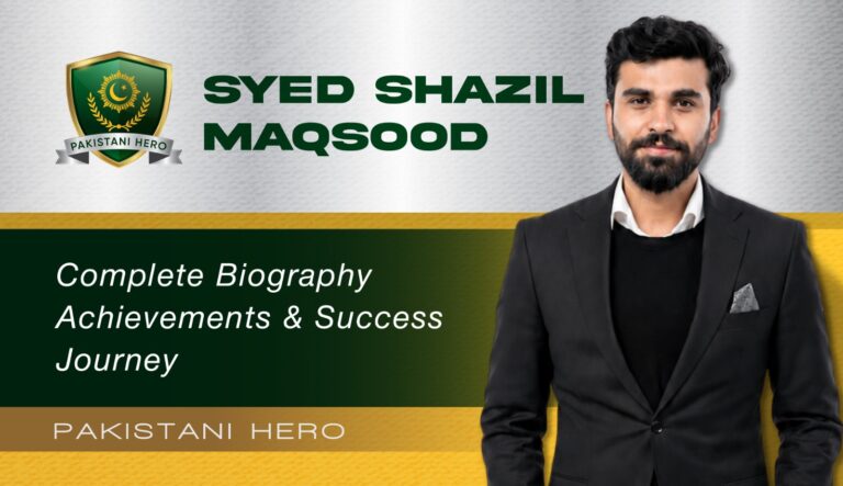 Syed Shazil Maqsood Biography Founder Opportunities