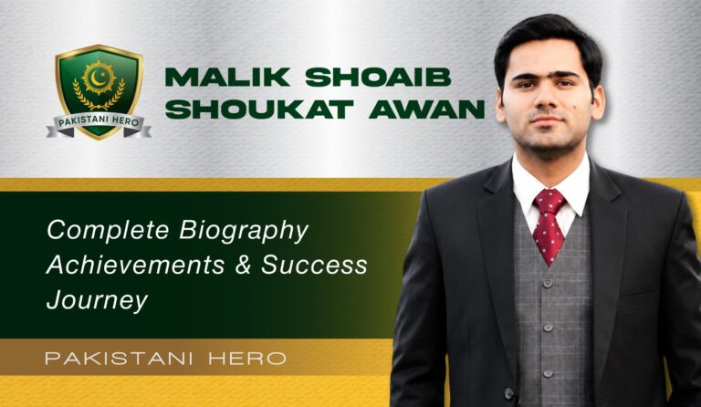 Malik Shoaib Shoukat Awan Travel Consultant CEO Profile