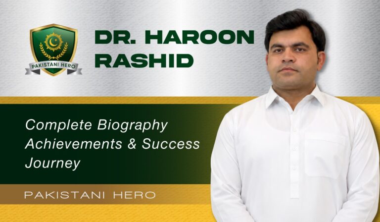 Dr Haroon Rashid Biography Career Awards Research Guide