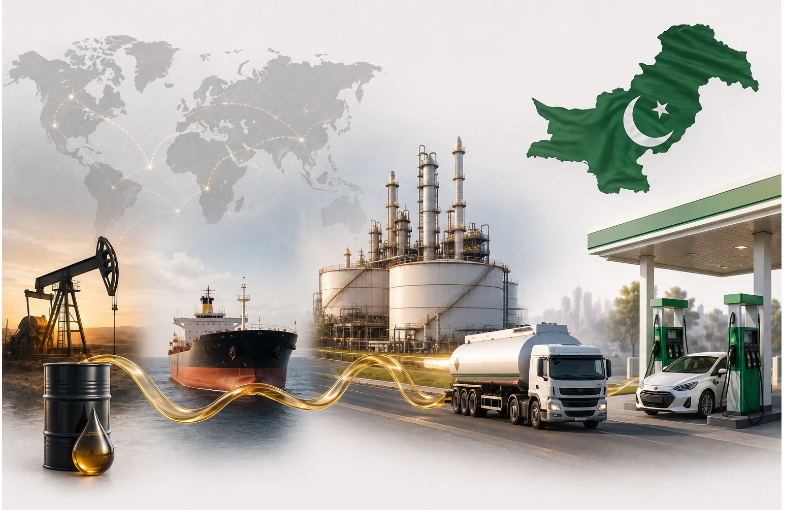 petrol price calculated in Pakistan