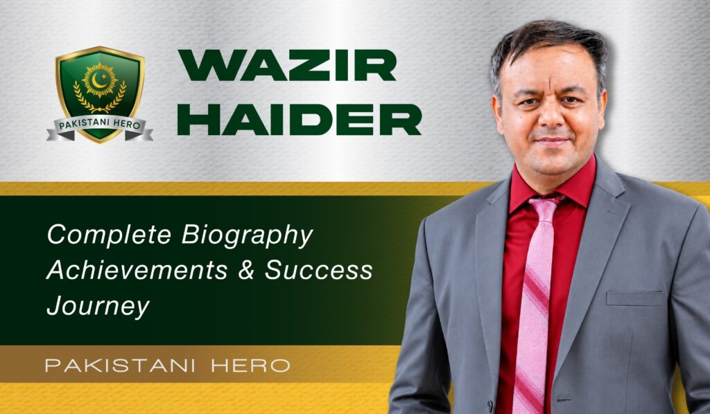 Wazir Haider Insurance Leader and Area Manager